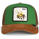casquette-trucker-verte-et-marron-abeille-busy-remix-the-farm-goorin-bros
