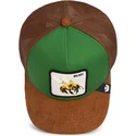 casquette-trucker-verte-et-marron-abeille-busy-remix-the-farm-goorin-bros
