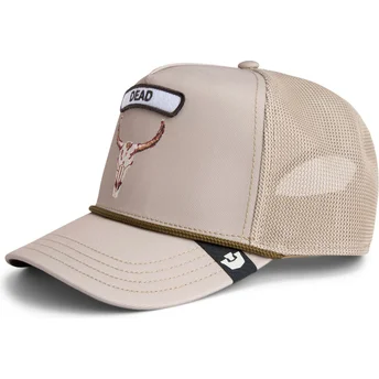 Gorra Trucker Beige Buey GB2 Skull The Rocker The Farm von Goorin Bros.
