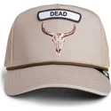 beige-trucker-kasket-okse-gb2-skull-the-rocker-the-farm-fra-goorin-bros