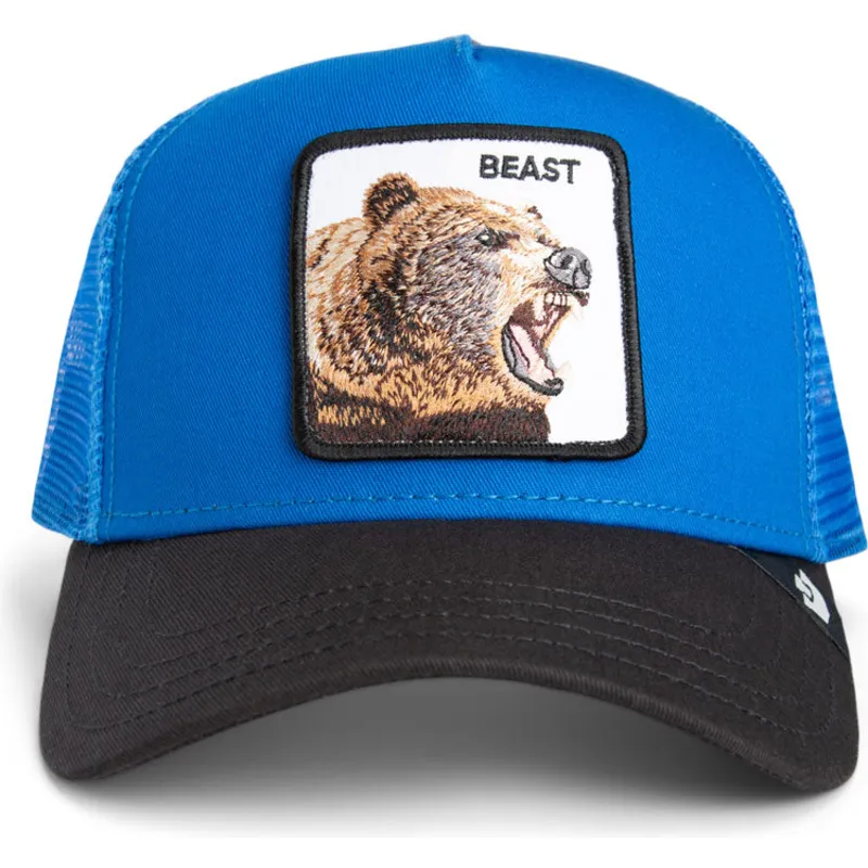 trucker-kasket-bla-og-sort-bjorn-the-beast-sport-the-farm-fra-goorin-bros