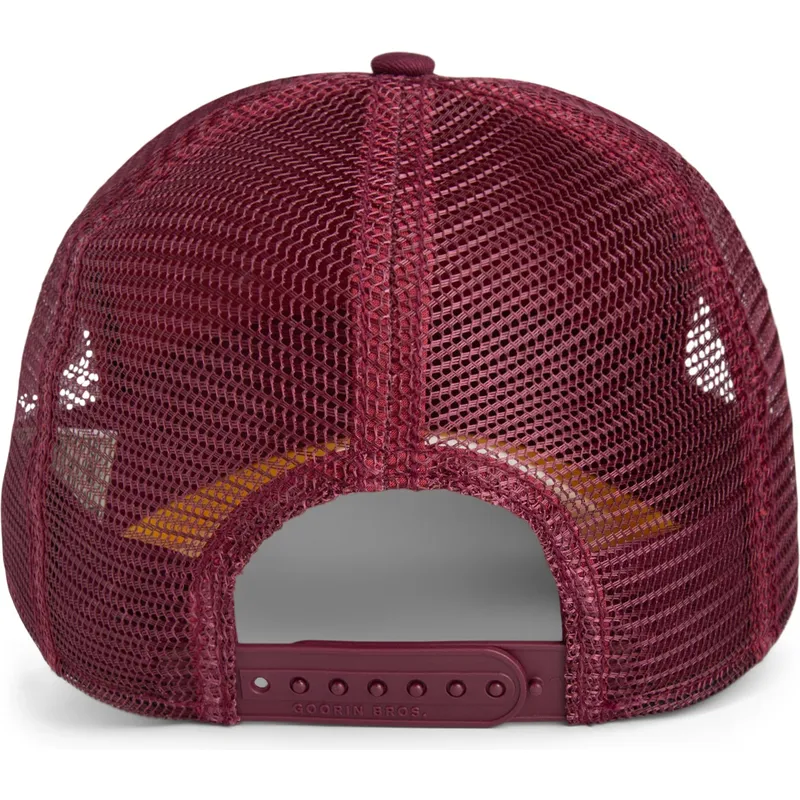 goorin-bros-the-real-talk-sport-the-farm-rod-og-gul-ugle-trucker-kasket