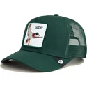 shapka-izvita-traker-zelena-snapbek-the-lucky-duck-sport-the-farm-ot-goorin-bros