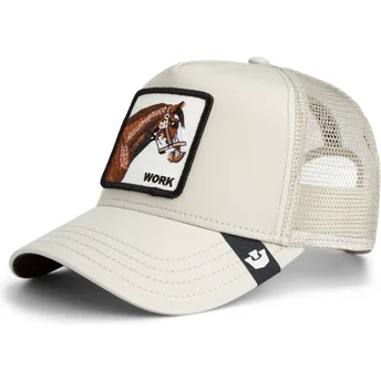 Καπέλο φορτηγατζή λευκό άλογο Work Horse Grit The Farm από Goorin Bros.