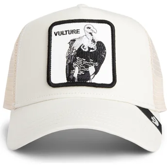 Casquette trucker blanche vautour Vulture Grit The Farm Goorin Bros.