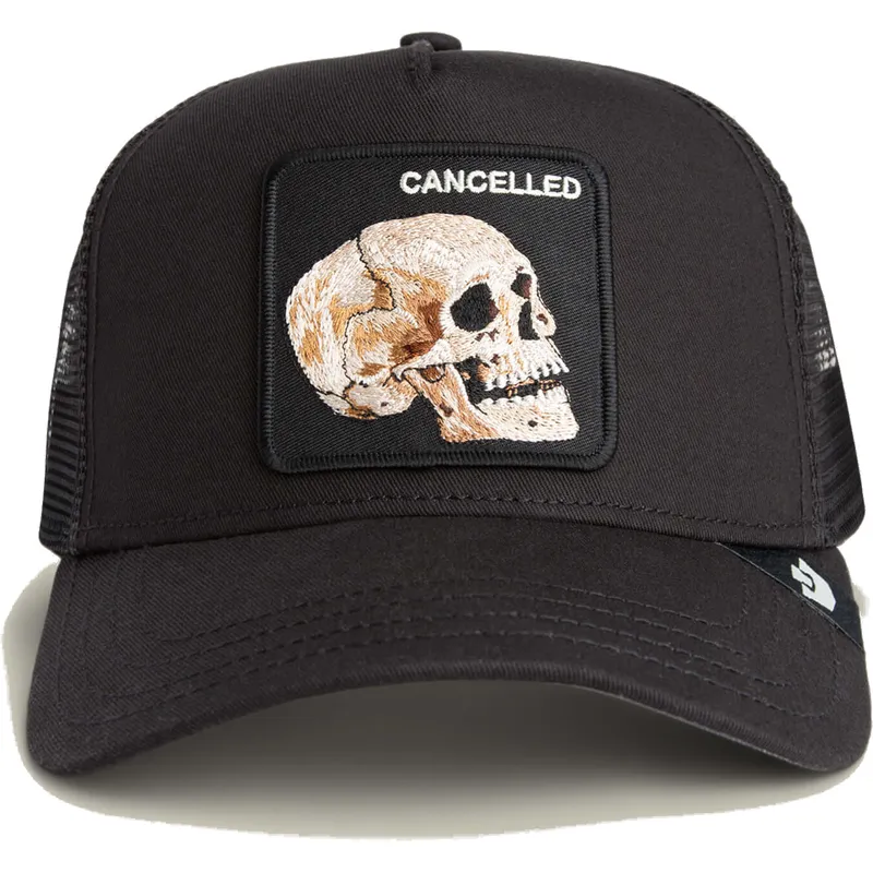 shapka-izvita-traker-cherna-snapbek-the-cancelled-skull-grit-the-farm-ot-goorin-bros
