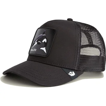 Casquette trucker noire épaulard Killer The Farm Goorin Bros.
