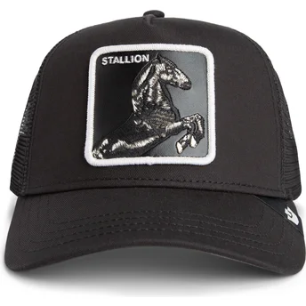 Шапка извита черна snapback на Gorra trucker negra caballo Stallion The Farm The Farm от Goorin Bros.