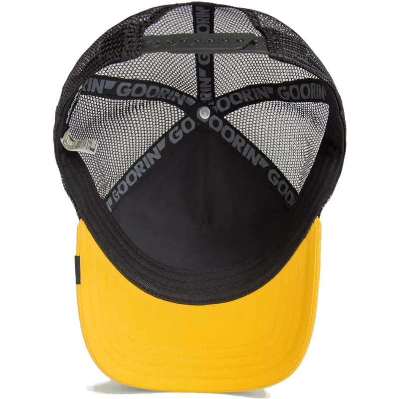 shapka-izvita-mnogocveten-snapback-za-deca-na-gorra-trucker-negra-y-amarilla-para-nino-escorpion-deadly-mini-the-farm-the-farm-o