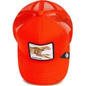 orangefarbene-trucker-kappe-fur-jungen-gepard-the-nonstop-mini-the-farm-von-goorin-bros