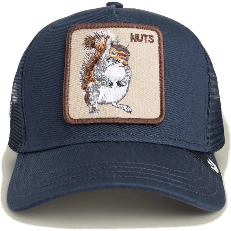 marinebla-trucker-kasket-til-dreng-egern-nuts-mini-the-farm-af-goorin-bros