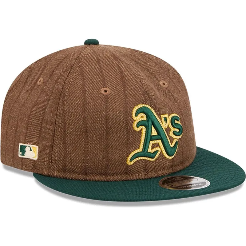 shapka-ploska-kafyav-reguliruem-9fifty-retro-crown-wool-pinstripe-na-oakland-athletics-mlb-ot-new-era