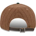 new-era-flat-brim-9fifty-retro-crown-wool-pinstripe-oakland-athletics-mlb-brown-and-green-adjustable-cap