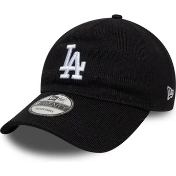 Sort justerbar kurvet kasket 9TWENTY Merino Wool fra Los Angeles Dodgers MLB fra New Era