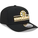 shapka-izvita-cherna-snapbek-9seventy-stretch-snap-stated-na-boston-bruins-nhl-ot-new-era
