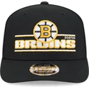 casquette-courbee-noire-snapback-9seventy-stretch-snap-stated-boston-bruins-nhl-new-era