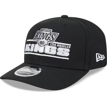 Casquette courbée noire snapback 9SEVENTY Stretch Snap Stated Los Angeles Kings NHL New Era