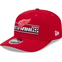 casquette-courbee-rouge-snapback-9seventy-stretch-snap-stated-detroit-red-wings-nhl-new-era