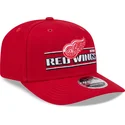 casquette-courbee-rouge-snapback-9seventy-stretch-snap-stated-detroit-red-wings-nhl-new-era