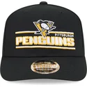 sort-buet-snapback-kasket-9seventy-stretch-snap-stated-fra-pittsburgh-penguins-nhl-fra-new-era