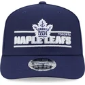 casquette-courbee-bleue-snapback-9seventy-stretch-snap-stated-toronto-maple-leafs-nhl-new-era