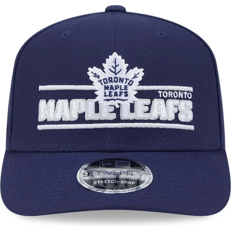 toronto-maple-leafs-nhl-new-era-9seventy-stretch-snap-stated-bla-buet-snapback-kasket