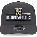 graue-snapback-kappe-9seventy-stretch-snap-stated-der-vegas-golden-knights-nhl-von-new-era