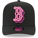casquette-courbee-noire-snapback-9fifty-a-frame-neon-boston-red-sox-mlb-new-era