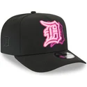 casquette-courbee-noire-snapback-9fifty-a-frame-neon-detroit-tigers-mlb-new-era
