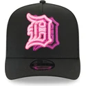 casquette-courbee-noire-snapback-9fifty-a-frame-neon-detroit-tigers-mlb-new-era