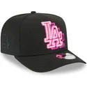 shapka-izvita-cherna-snapbek-9fifty-a-frame-neon-na-los-angeles-dodgers-mlb-ot-new-era