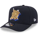 casquette-courbee-bleue-marine-snapback-9fifty-a-frame-emblem-detroit-tigers-mlb-new-era