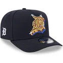 shapka-izvita-tmnosin-snapbek-9fifty-a-frame-emblem-na-detroit-tigers-mlb-ot-new-era