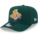 grune-snapback-kappe-mit-gebogenem-schirm-9fifty-a-frame-emblem-von-den-oakland-athletics-mlb-von-new-era