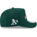 grune-snapback-kappe-mit-gebogenem-schirm-9fifty-a-frame-emblem-von-den-oakland-athletics-mlb-von-new-era