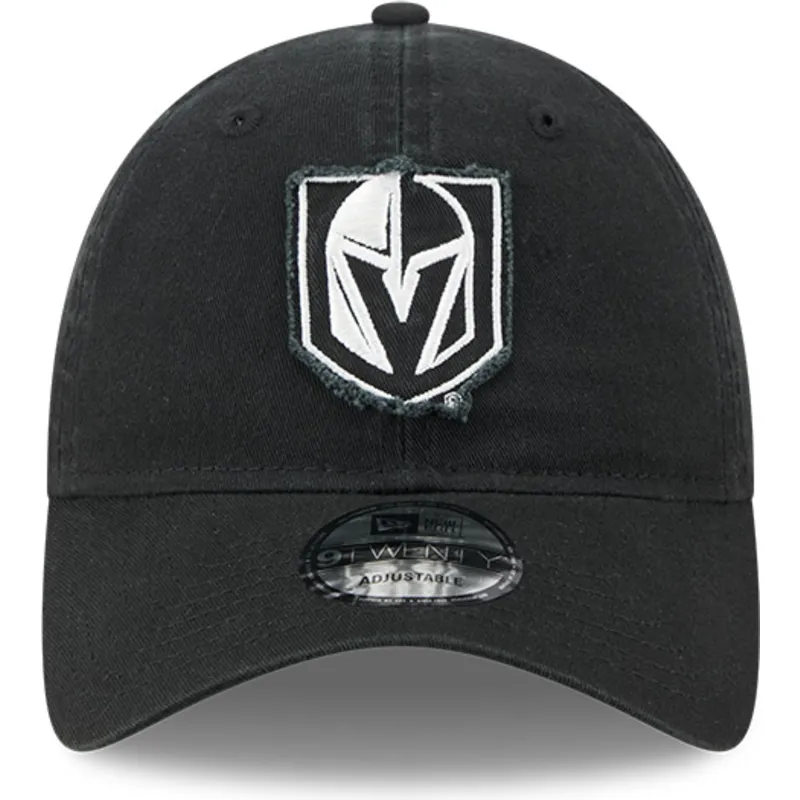 shapka-izvita-cherna-reguliruem-9twenty-stamp-na-vegas-golden-knights-nhl-ot-new-era