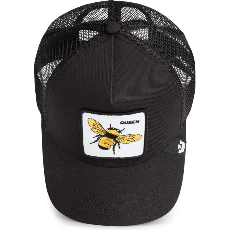shapka-izvita-shapka-traker-cherna-snapbek-abeja-queen-bee-the-farm-ot-goorin-bros