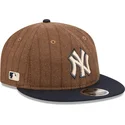 new-era-ploska-kozirka-9fifty-retro-crown-vlnena-na-rajeta-new-york-yankees-mlb-kafyava-i-tmnosinya-reguliruema-shapka