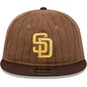 brun-justerbar-flad-kasket-9fifty-retro-crown-wool-pinstripe-fra-san-diego-padres-mlb-fra-new-era