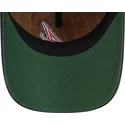 shapka-izvita-kafyav-reguliruema-9twenty-a-frame-wool-pinstripe-na-atlanta-braves-mlb-ot-new-era