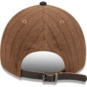 brun-og-marinebla-justerbar-kurvet-kasket-9twenty-a-frame-wool-pinstripe-fra-detroit-tigers-mlb-fra-new-era