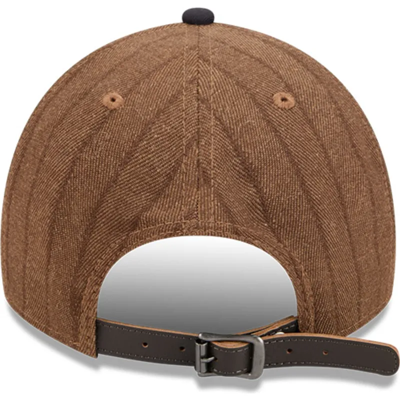 new-era-izvita-kozirka-9twenty-a-frame-vlnena-rajeta-detroit-tigers-mlb-kafyava-i-tmnosinya-reguliruema-shapka