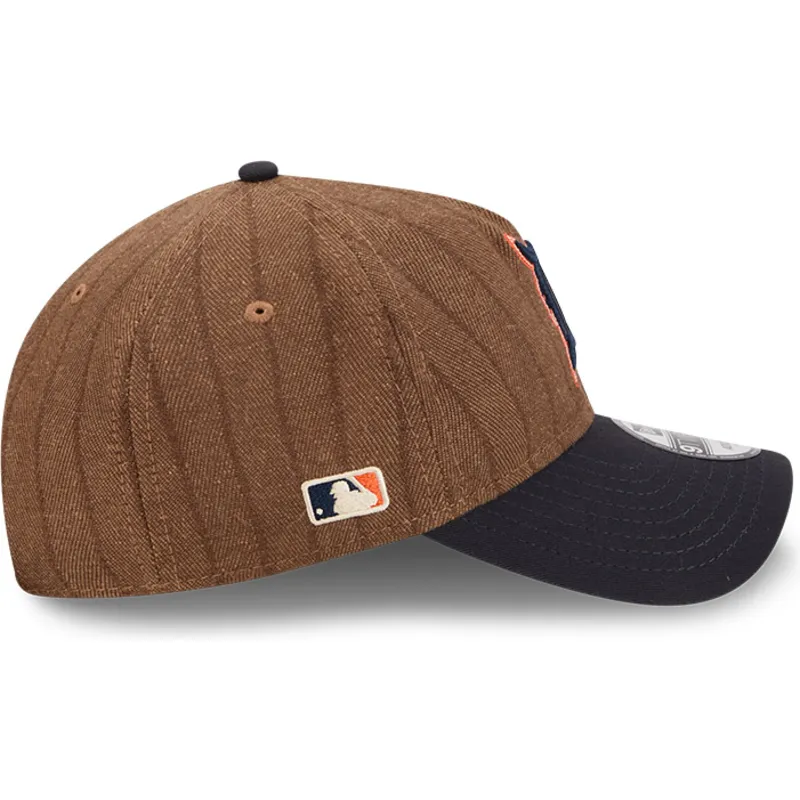 new-era-izvita-kozirka-9twenty-a-frame-vlnena-rajeta-detroit-tigers-mlb-kafyava-i-tmnosinya-reguliruema-shapka
