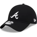 new-era-izvita-periferiya-9twenty-merinosova-vlna-atlanta-braves-mlb-cherna-reguliruema-shapka