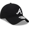 shapka-izvita-cherna-reguliruema-9twenty-merino-wool-na-atlanta-braves-mlb-ot-new-era