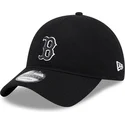 schwarze-verstellbare-curved-cap-9twenty-merino-wool-der-boston-red-sox-mlb-von-new-era