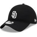 san-diego-padres-mlb-new-era-9twenty-justerbar-sort-buet-kasket-i-merinould