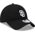 shapka-izvita-cherna-reguliruem-9twenty-merino-wool-na-san-diego-padres-mlb-ot-new-era