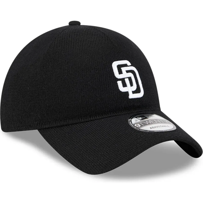 sort-justerbar-buet-kasket-9twenty-merino-wool-fra-san-diego-padres-mlb-fra-new-era