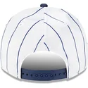 shapka-izvita-byala-snapbek-9fifty-a-frame-satin-pinstripe-na-los-angeles-dodgers-mlb-ot-new-era